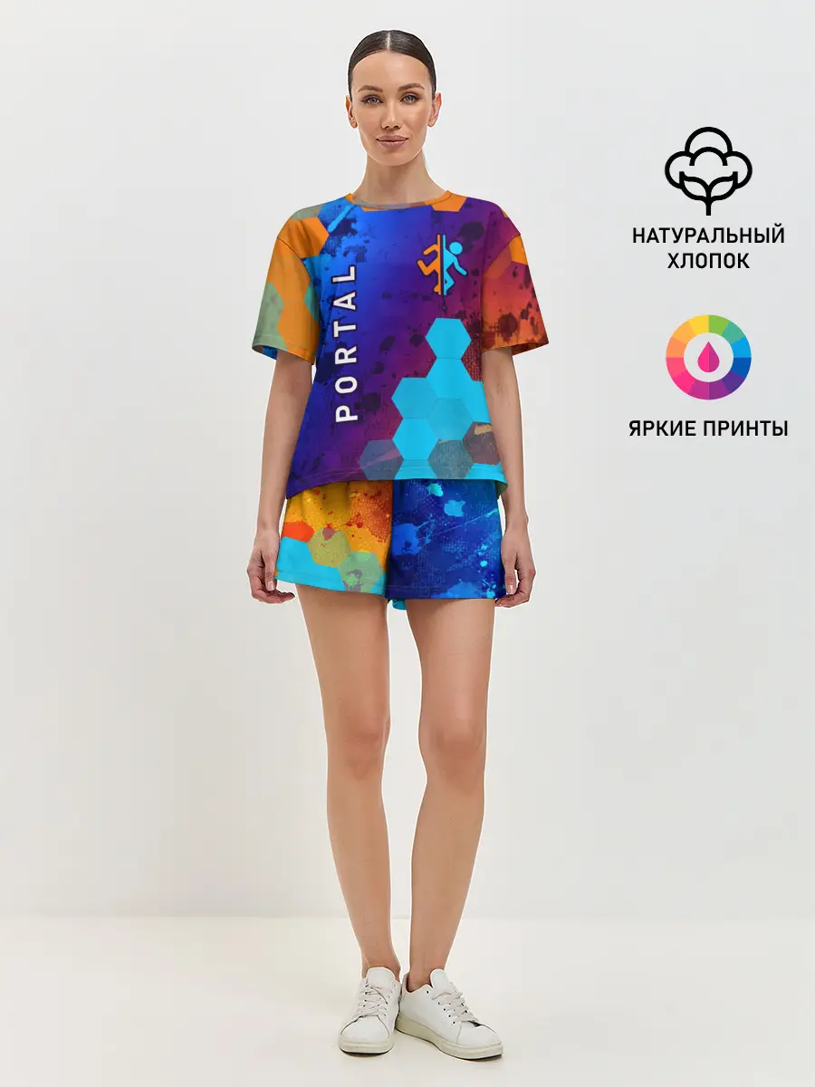Женская пижама с шортами / PORTAL / ПОРТАЛ