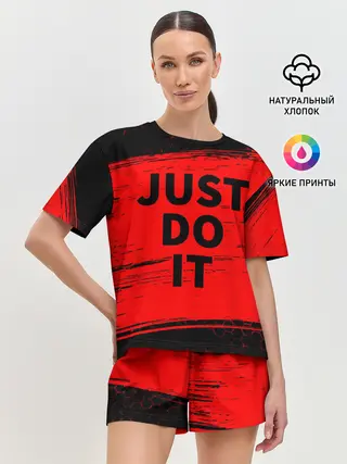 Женская пижама с шортами / JUST DO IT