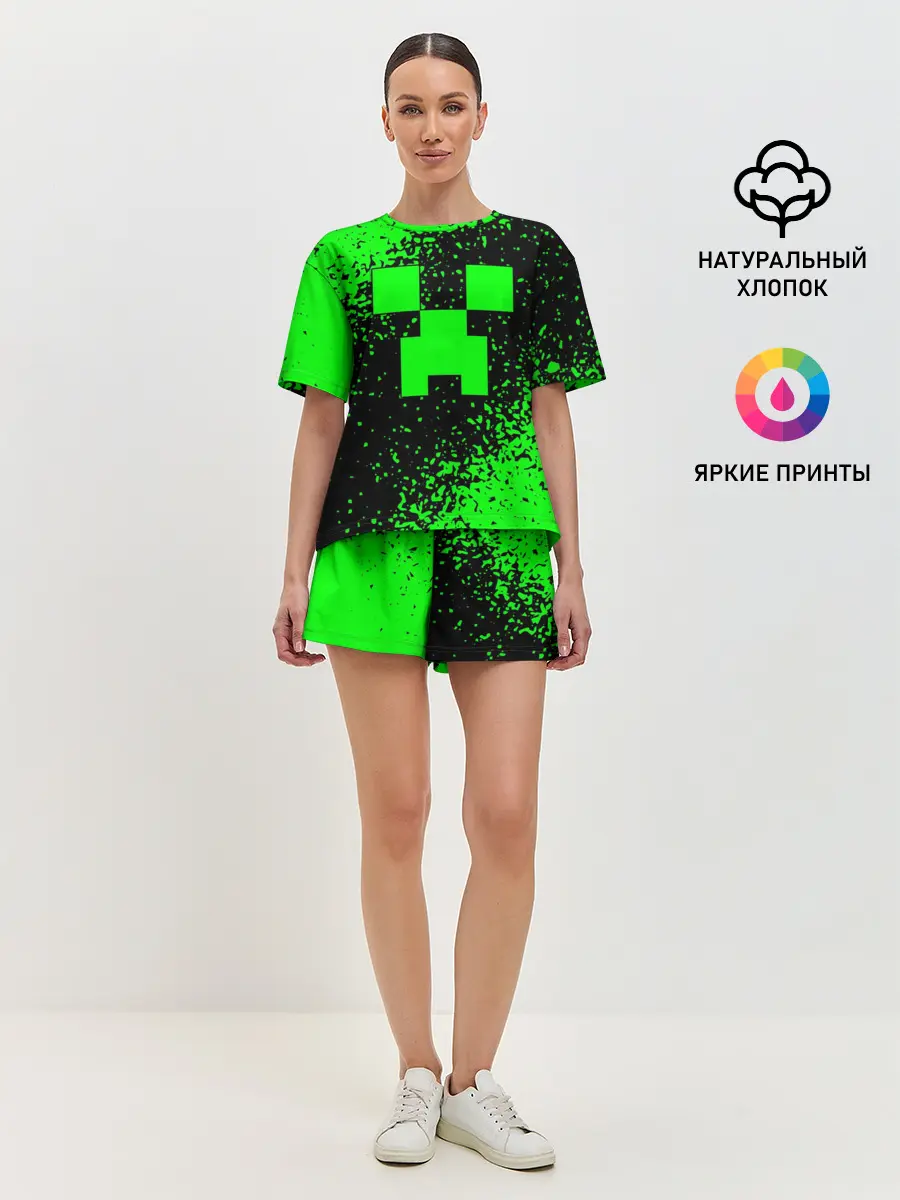 Женская пижама с шортами / MINECRAFT