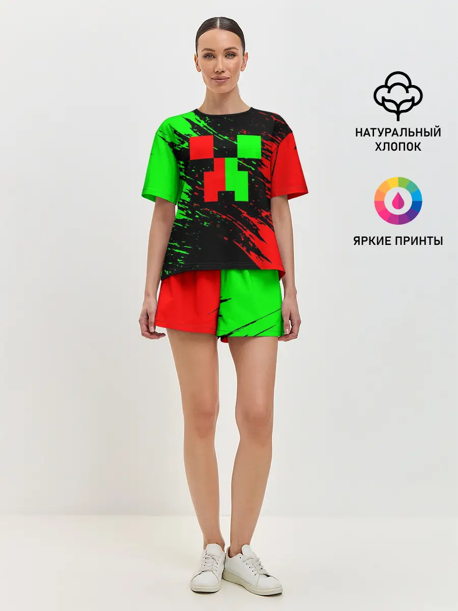 Женская пижама с шортами / MINECRAFT