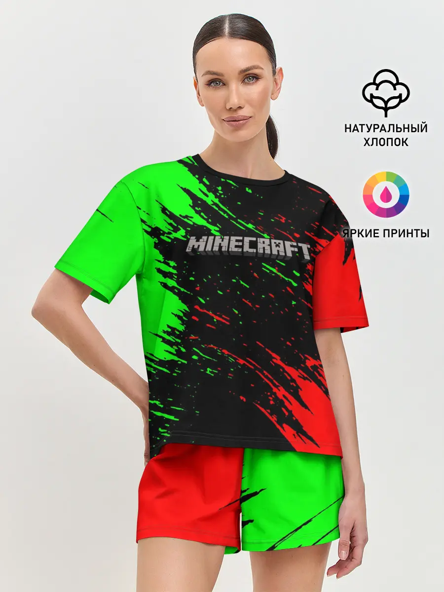 Женская пижама с шортами / MINECRAFT