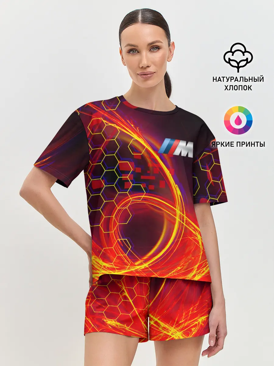 Женская пижама с шортами / BMW | Спорт