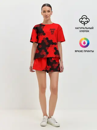 Женская пижама с шортами / JUST DO IT