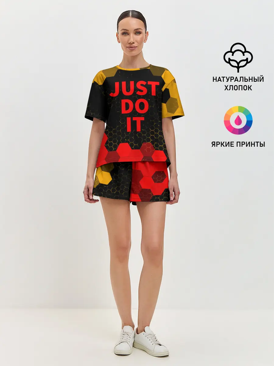 Женская пижама с шортами / JUST DO IT