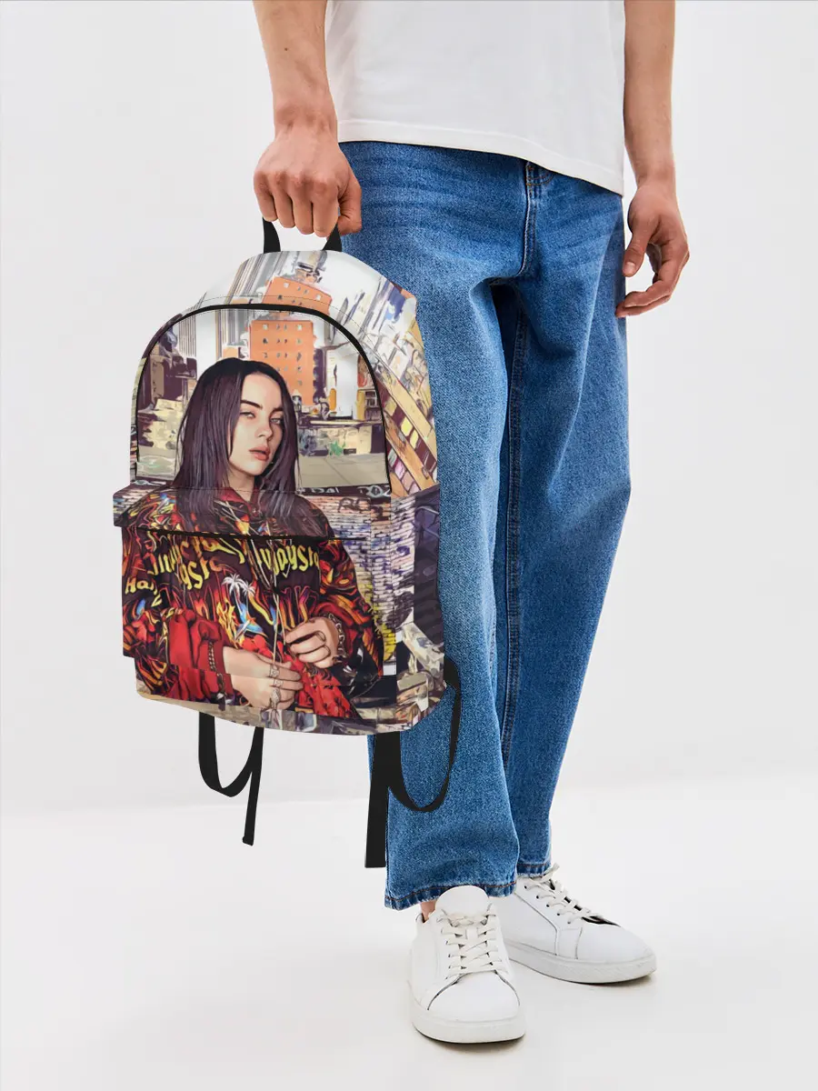 Рюкзак джинсовый / Billie Eilish