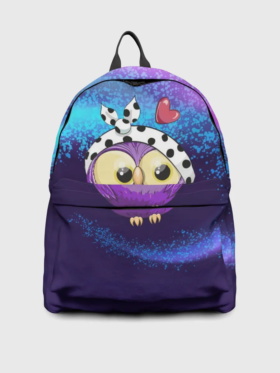 Рюкзак джинсовый / Стильная сова