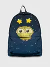 Рюкзак джинсовый / Сова со звездочками