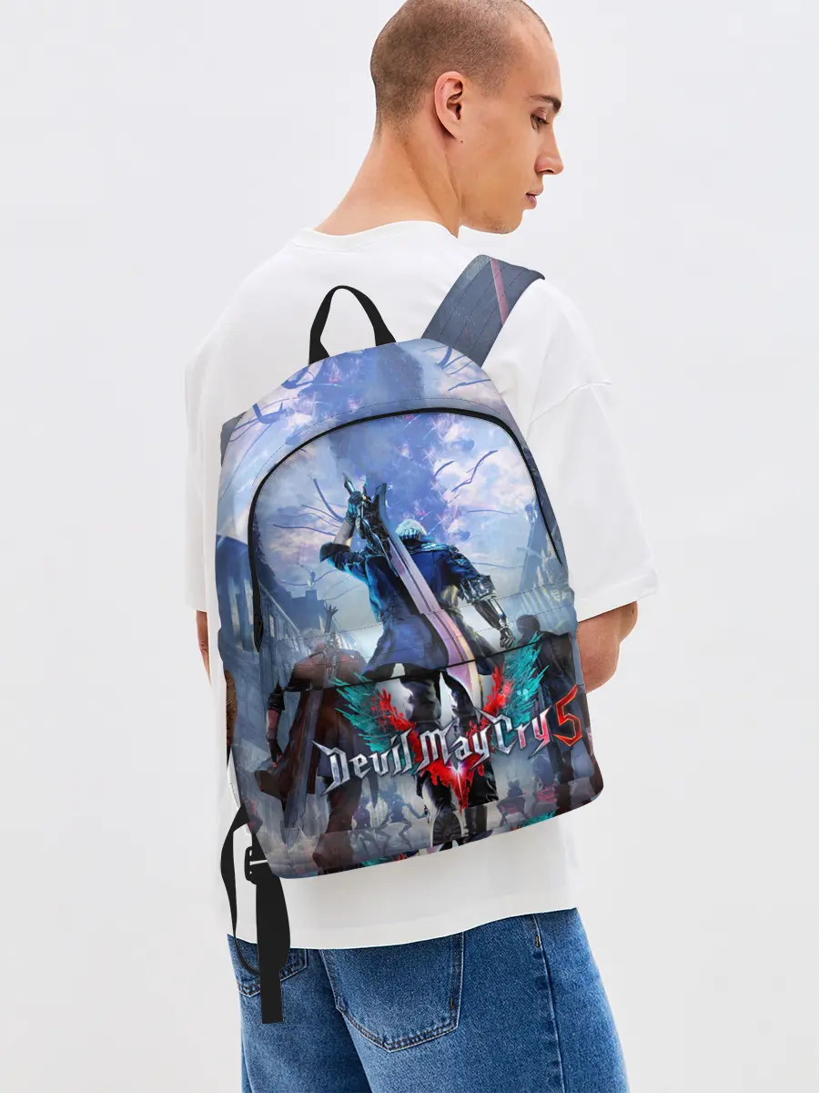 Рюкзак джинсовый / Devil May Cry 5