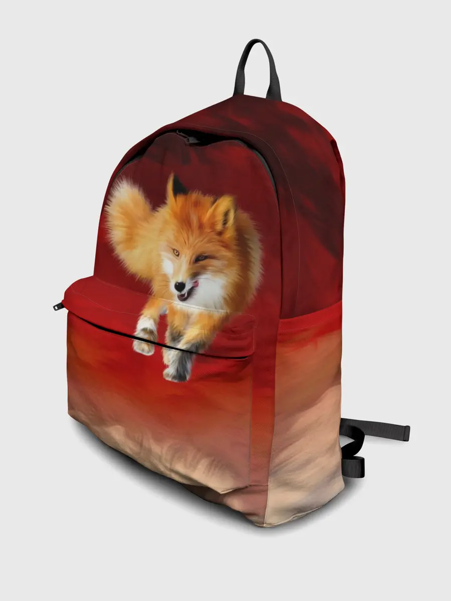 Рюкзак джинсовый / Огненная Лиса