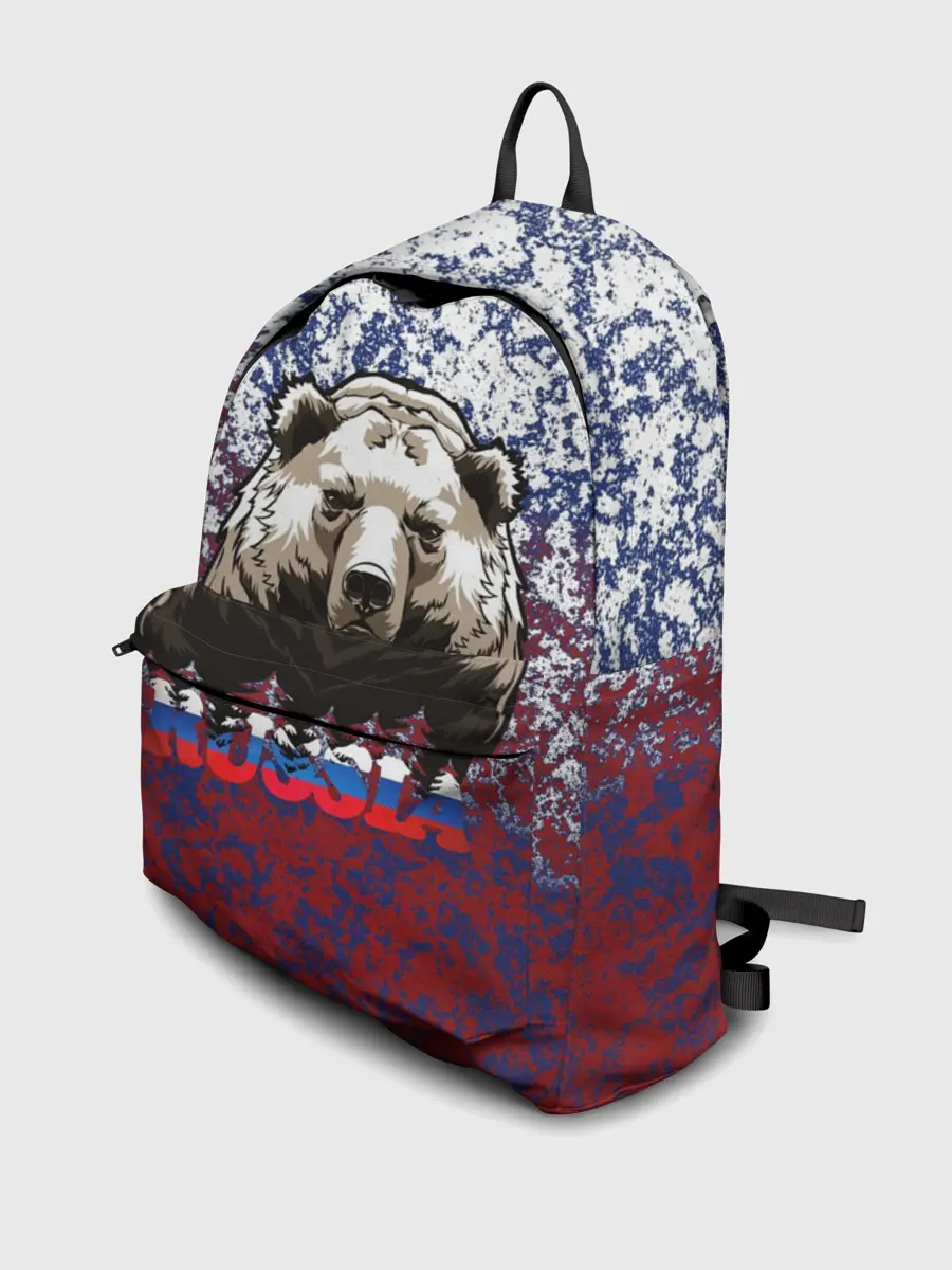 Рюкзак джинсовый / Русский медведь