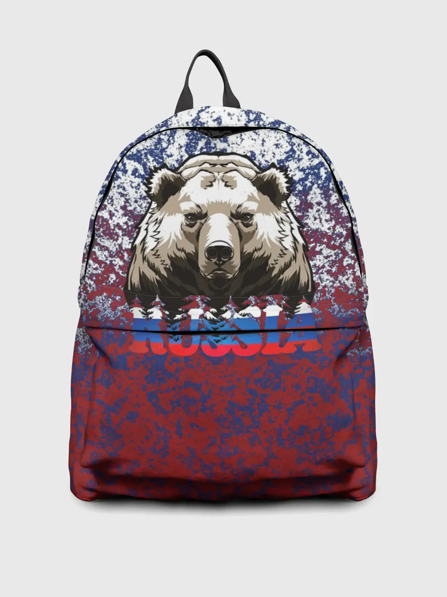 Рюкзак джинсовый / Русский медведь