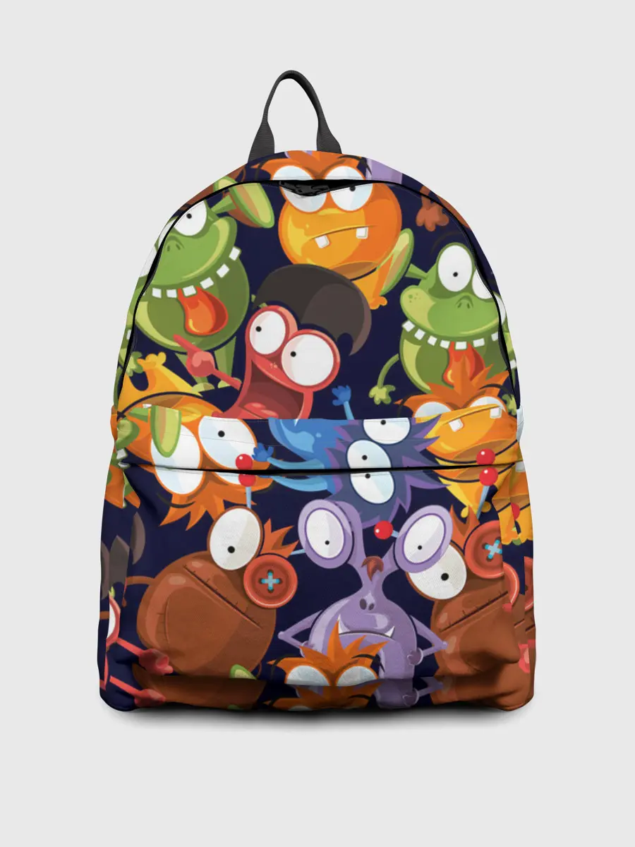 Рюкзак джинсовый / Пучеглазые монстры