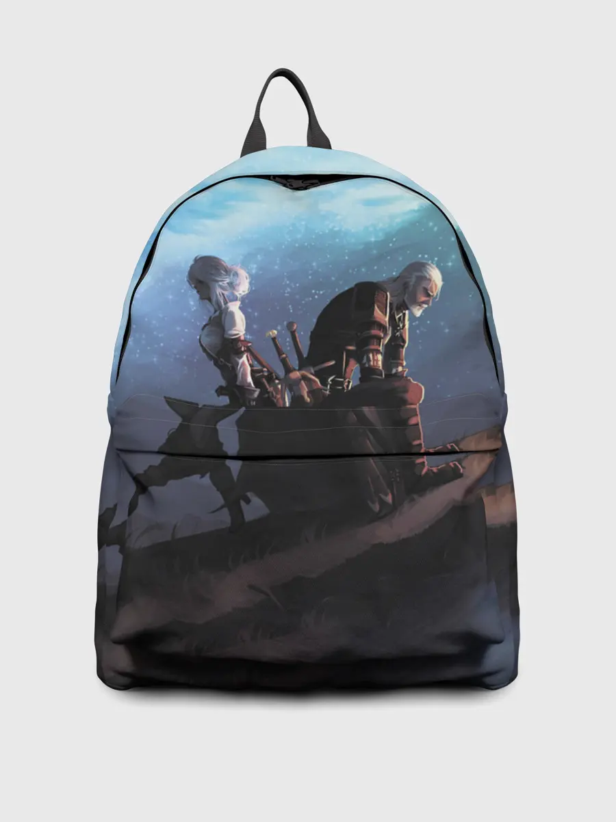 Рюкзак джинсовый / Цири И Геральд