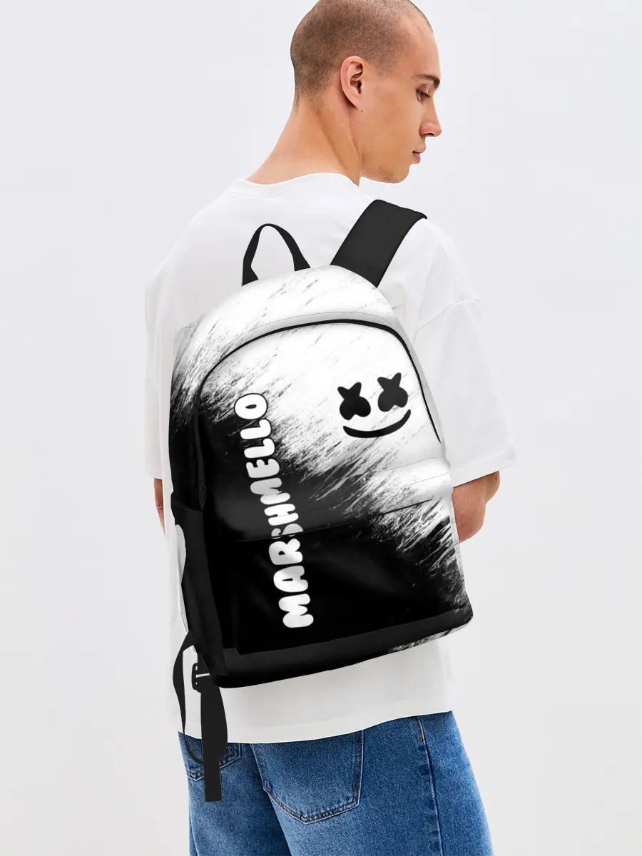 Рюкзак джинсовый / Marshmello 3