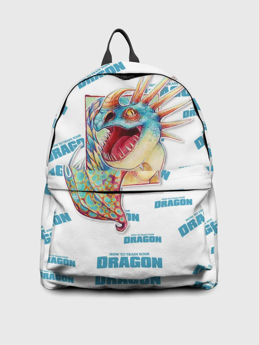 Рюкзак джинсовый / Как приручить дракона