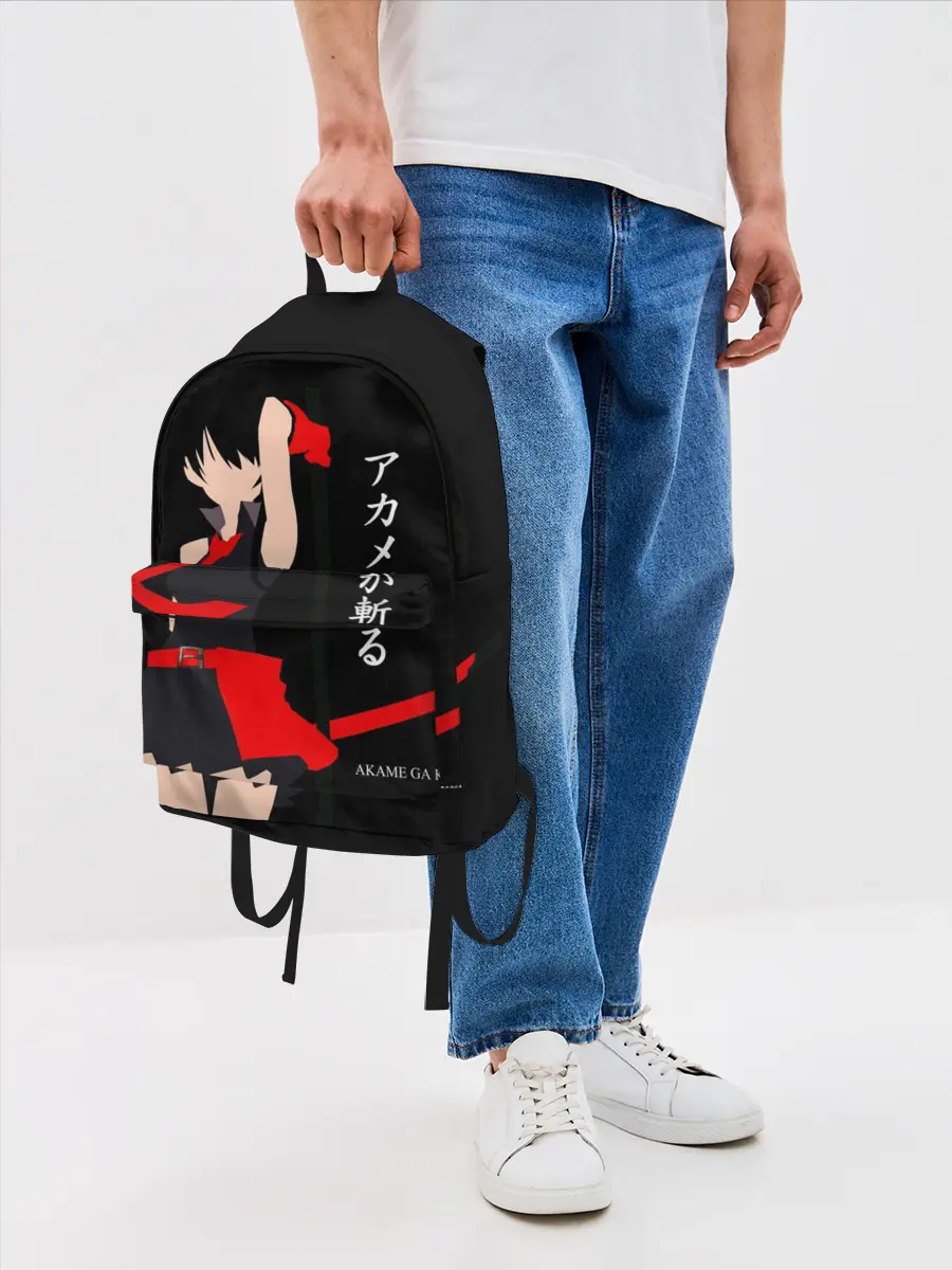 Рюкзак джинсовый / Куроме из Убийца Акаме