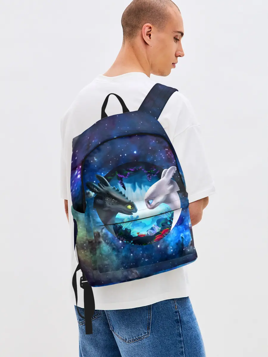 Рюкзак джинсовый / ночная фурия