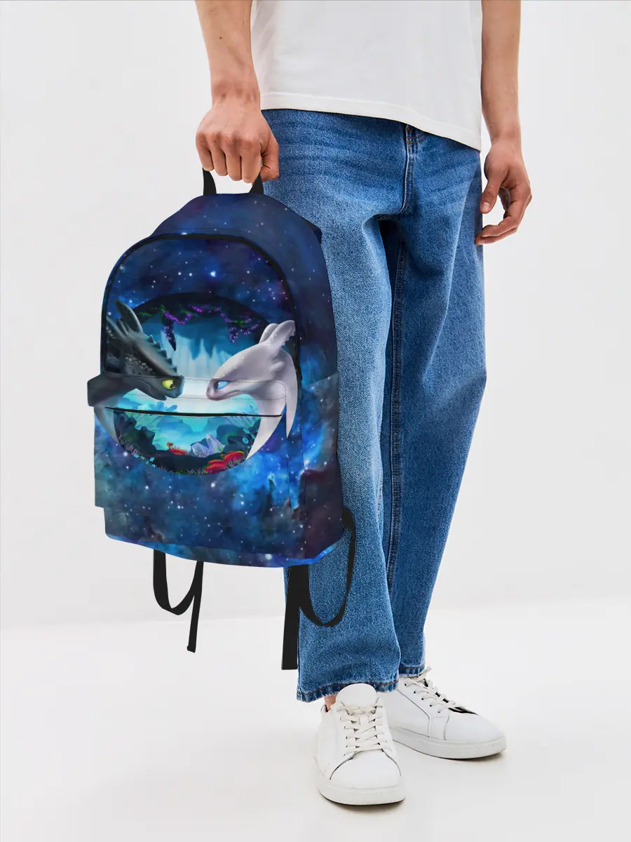 Рюкзак джинсовый / ночная фурия