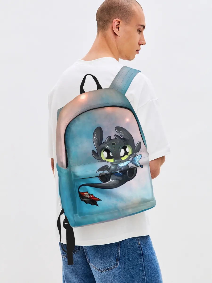 Рюкзак джинсовый / ночная фурия