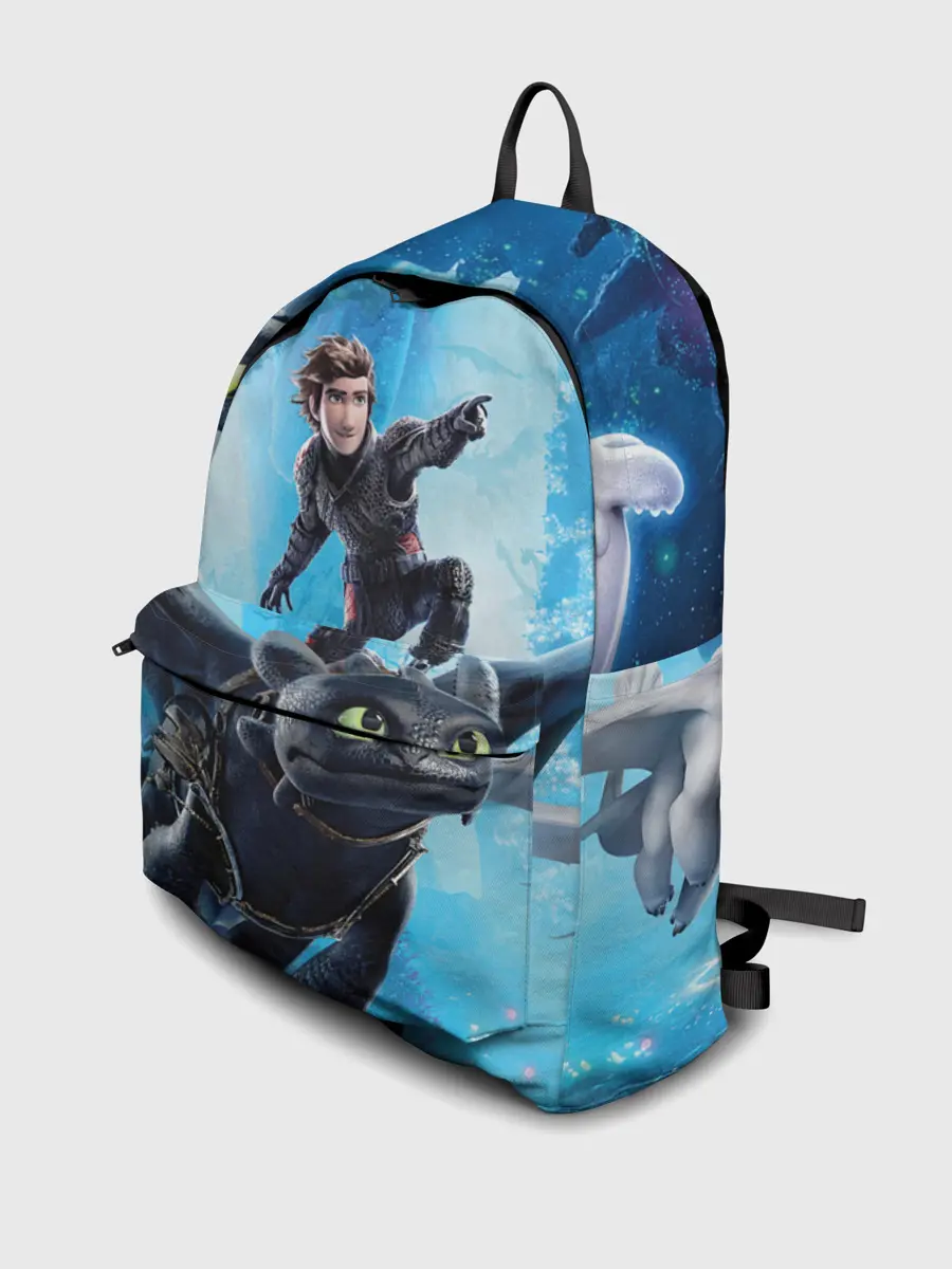 Рюкзак джинсовый / Как приручить дракона 3