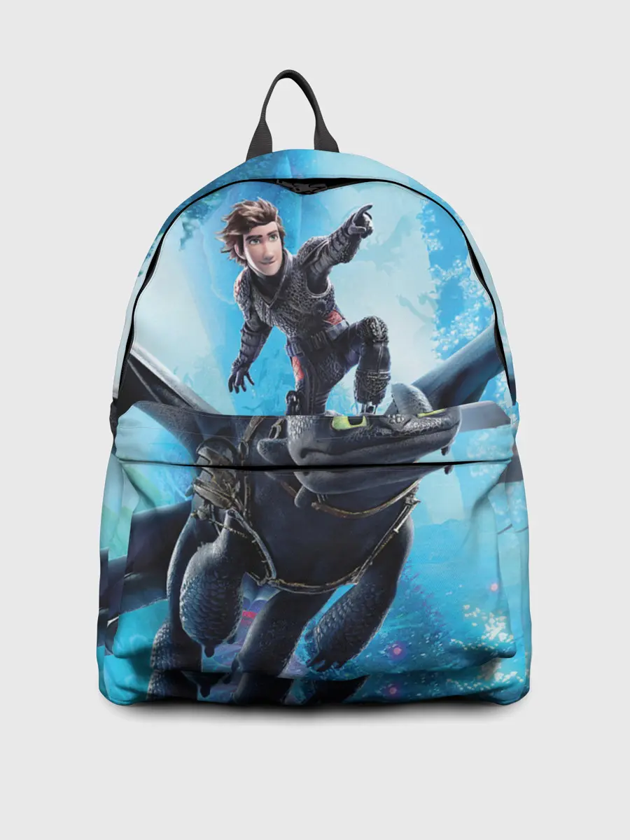 Рюкзак джинсовый / Как приручить дракона 3