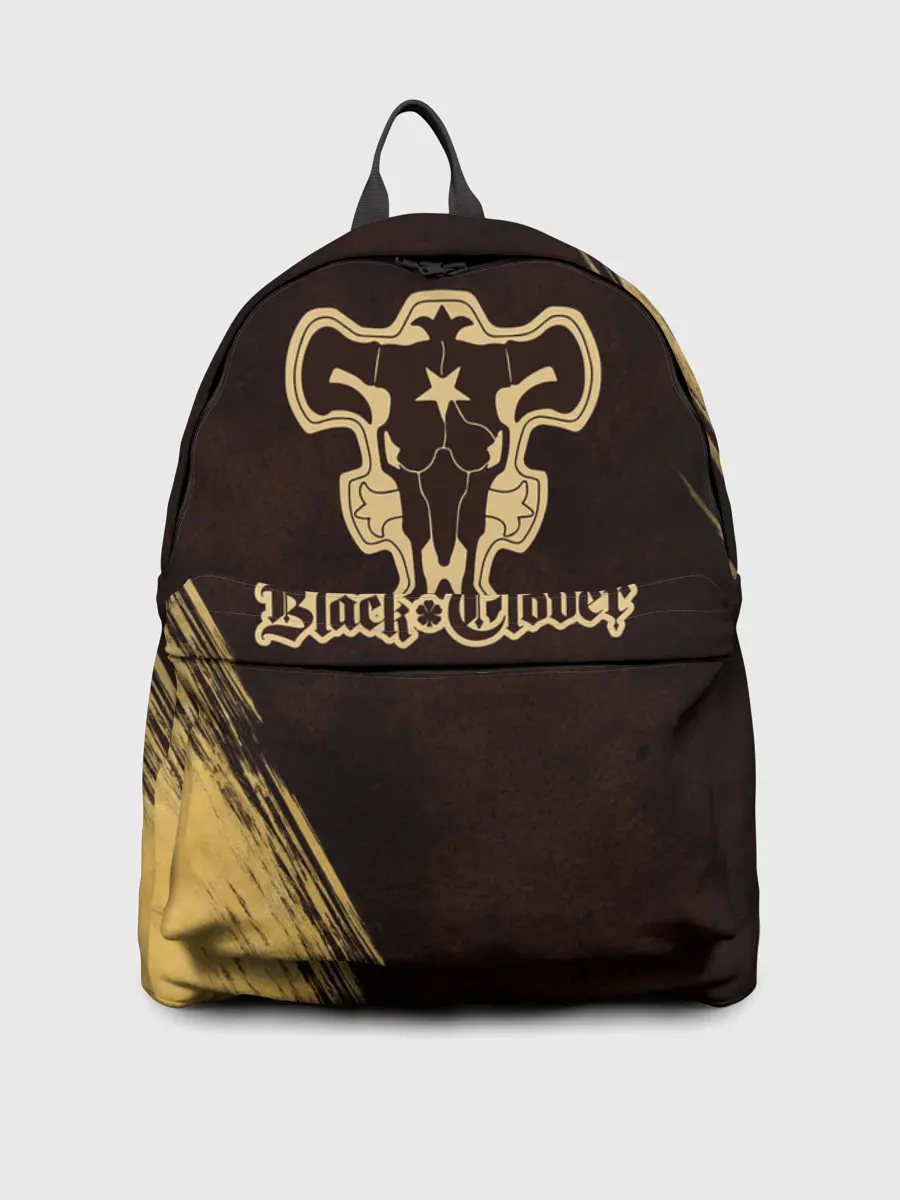 Рюкзак джинсовый / Черный Клевер