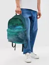 Рюкзак джинсовый / Изумрудные Облака