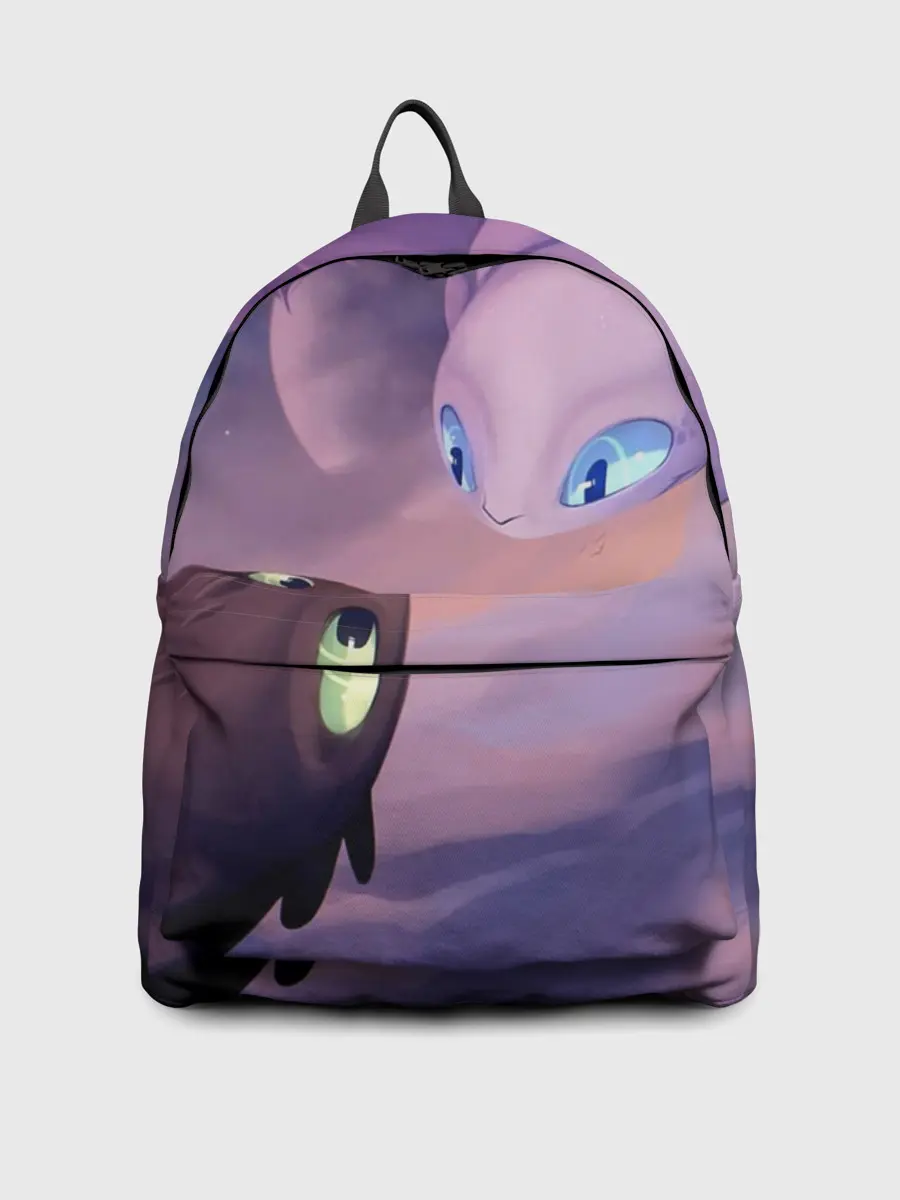 Рюкзак джинсовый / Как приручить дракона