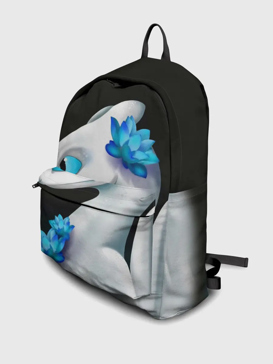 Рюкзак джинсовый / Как приручить дракона