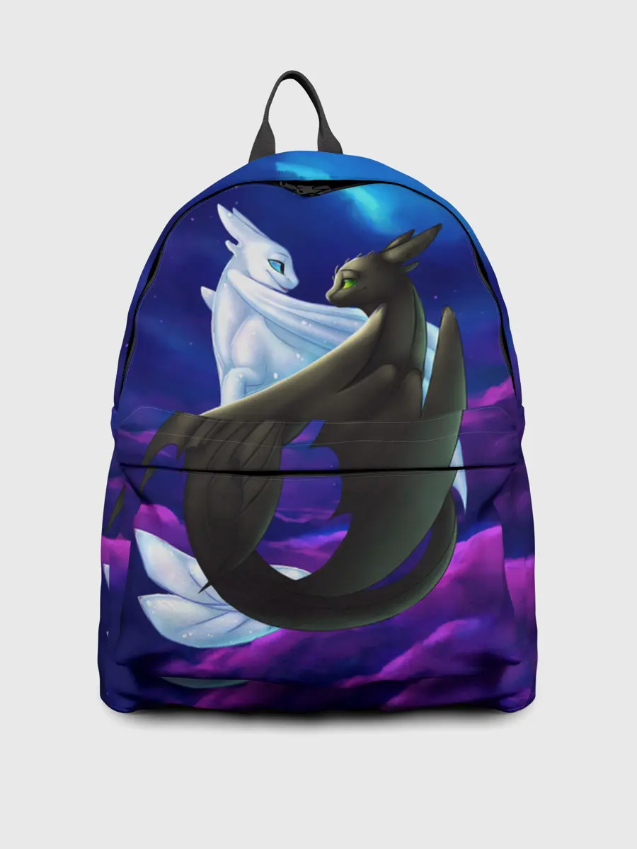 Рюкзак джинсовый / Как приручить дракона