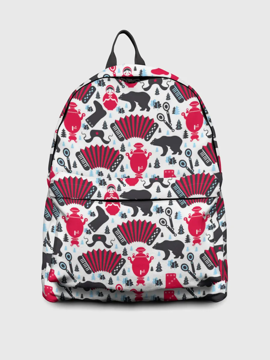 Рюкзак джинсовый / Русский орнамент