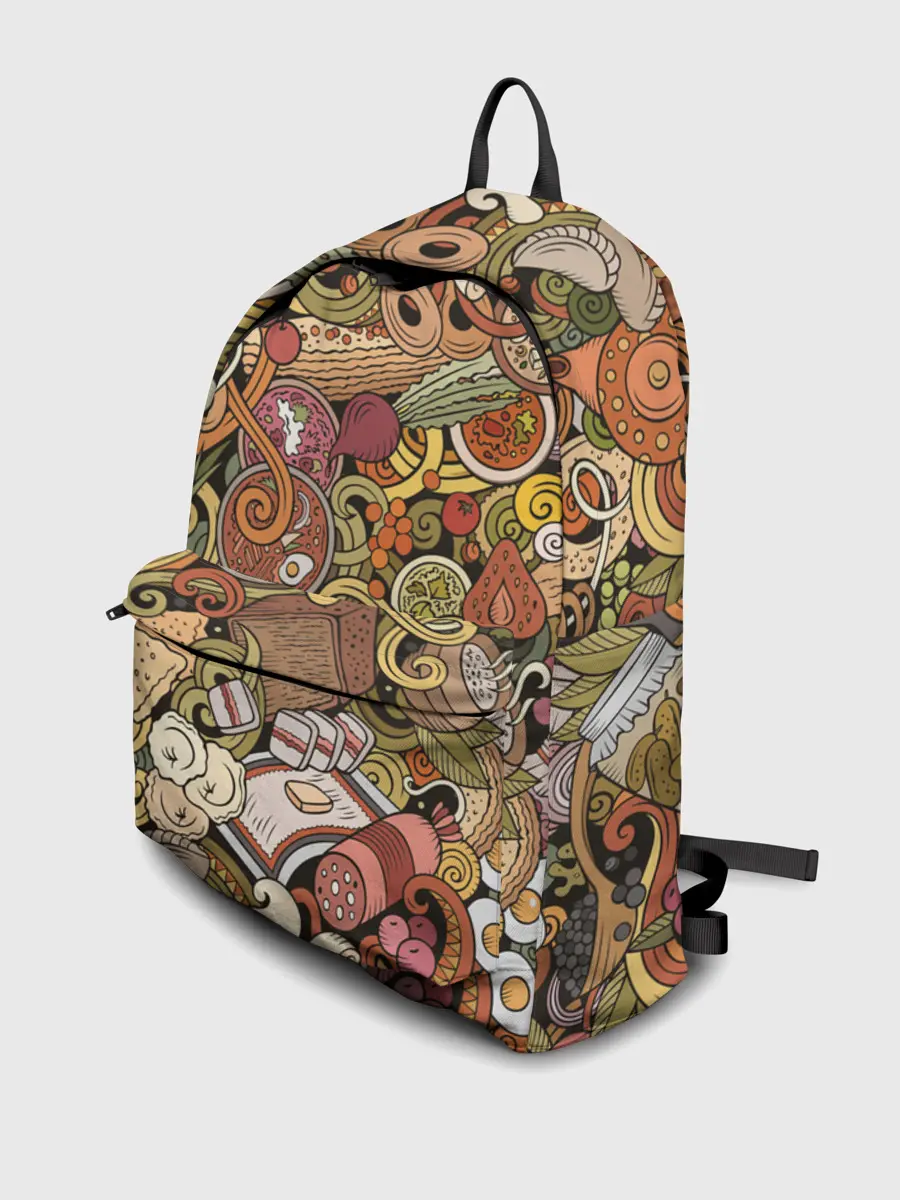 Рюкзак джинсовый / Русская еда