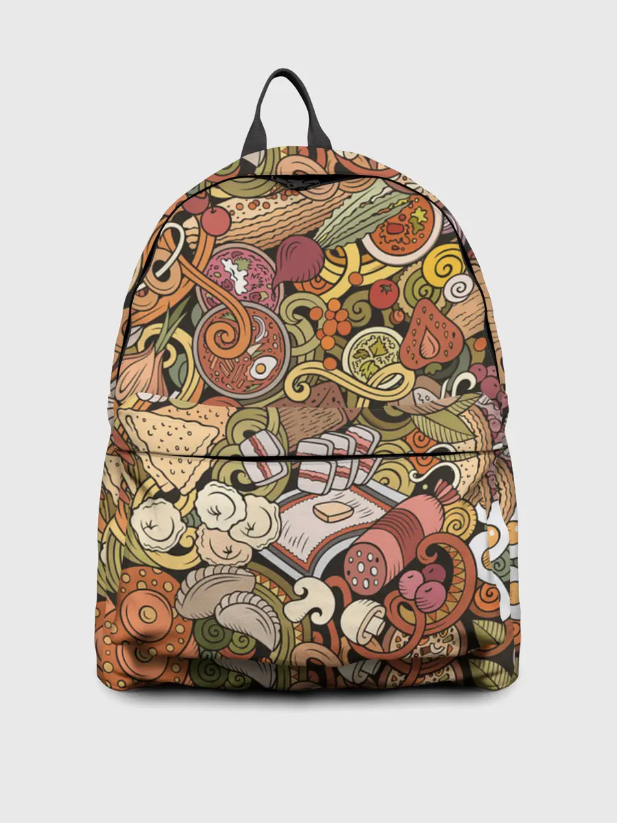 Рюкзак джинсовый / Русская еда