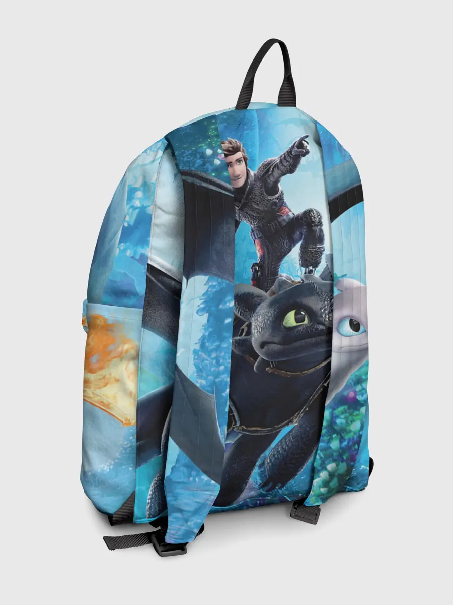 Рюкзак джинсовый / Как приручить дракона 3