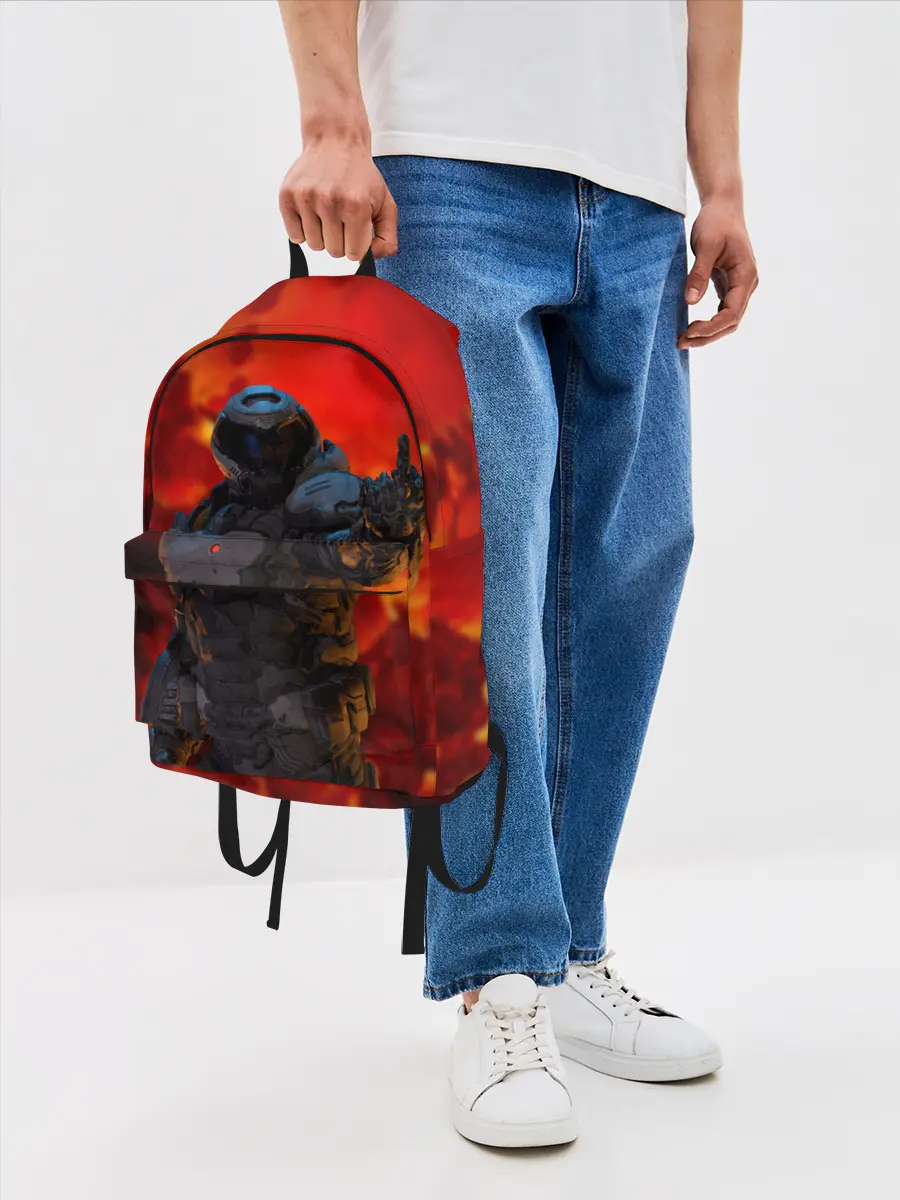 Рюкзак джинсовый / DOOM 3