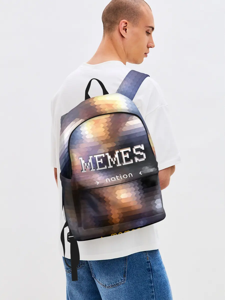 Рюкзак джинсовый / Memes Nation