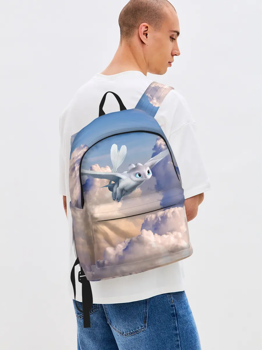 Рюкзак джинсовый / Light Fury