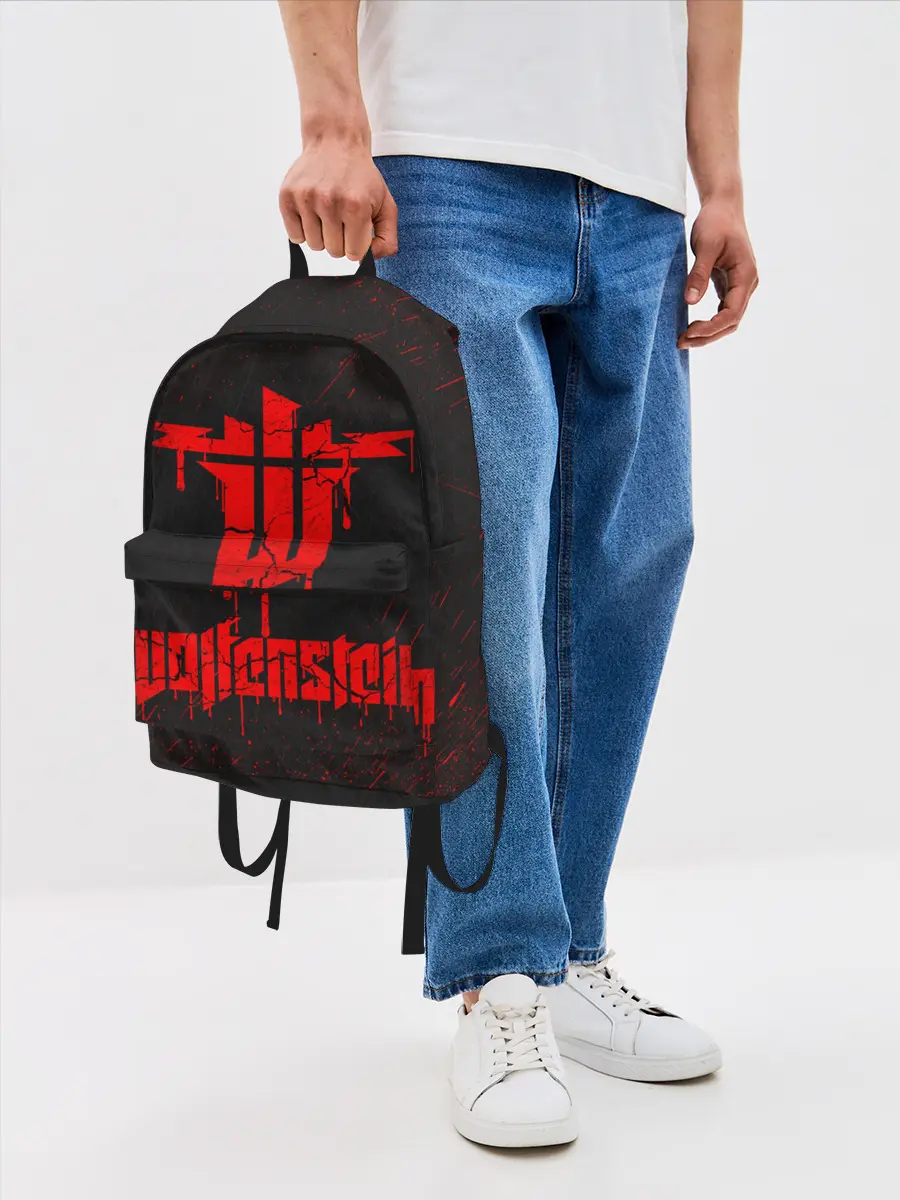 Рюкзак джинсовый / Wolfenstein