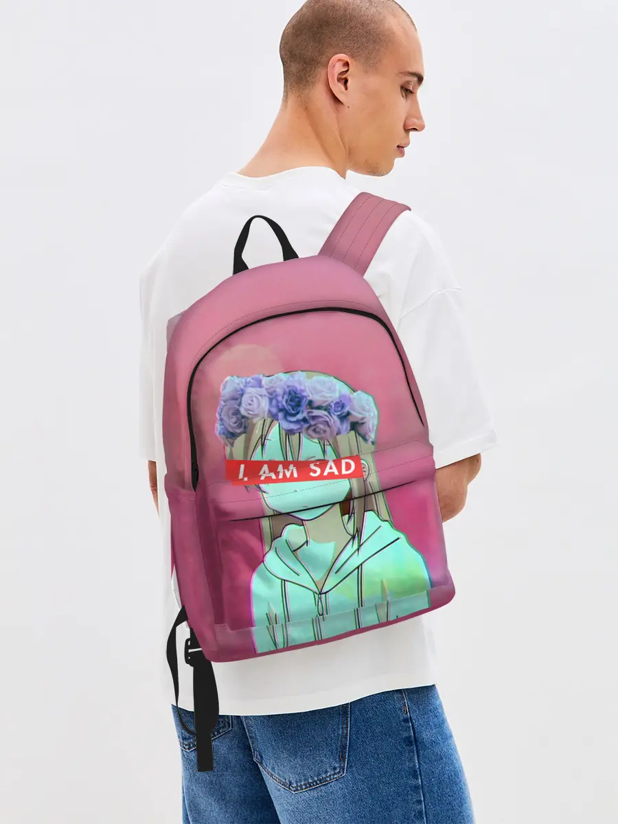 Рюкзак джинсовый / Sadness