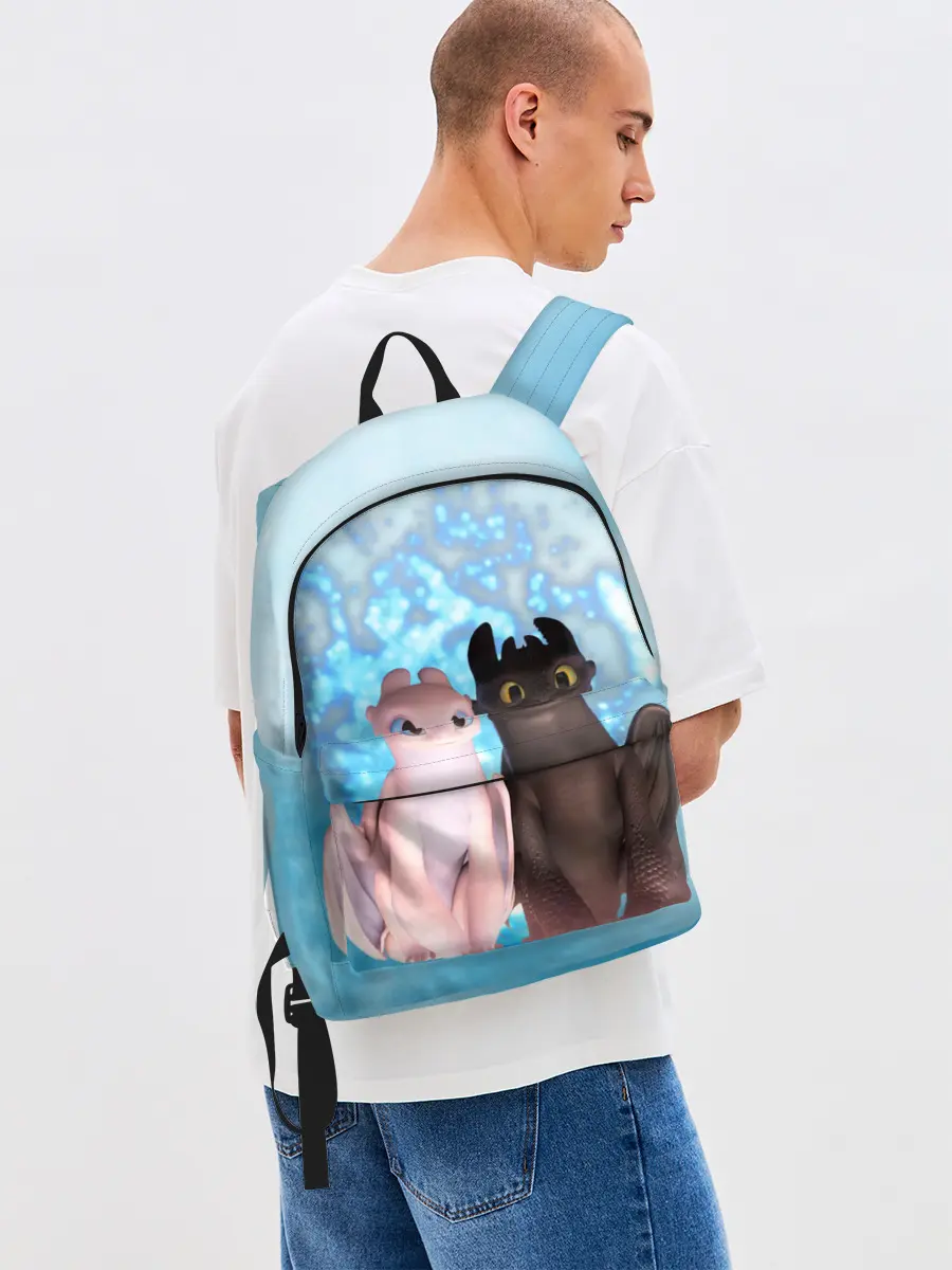 Рюкзак джинсовый / ночная фурия