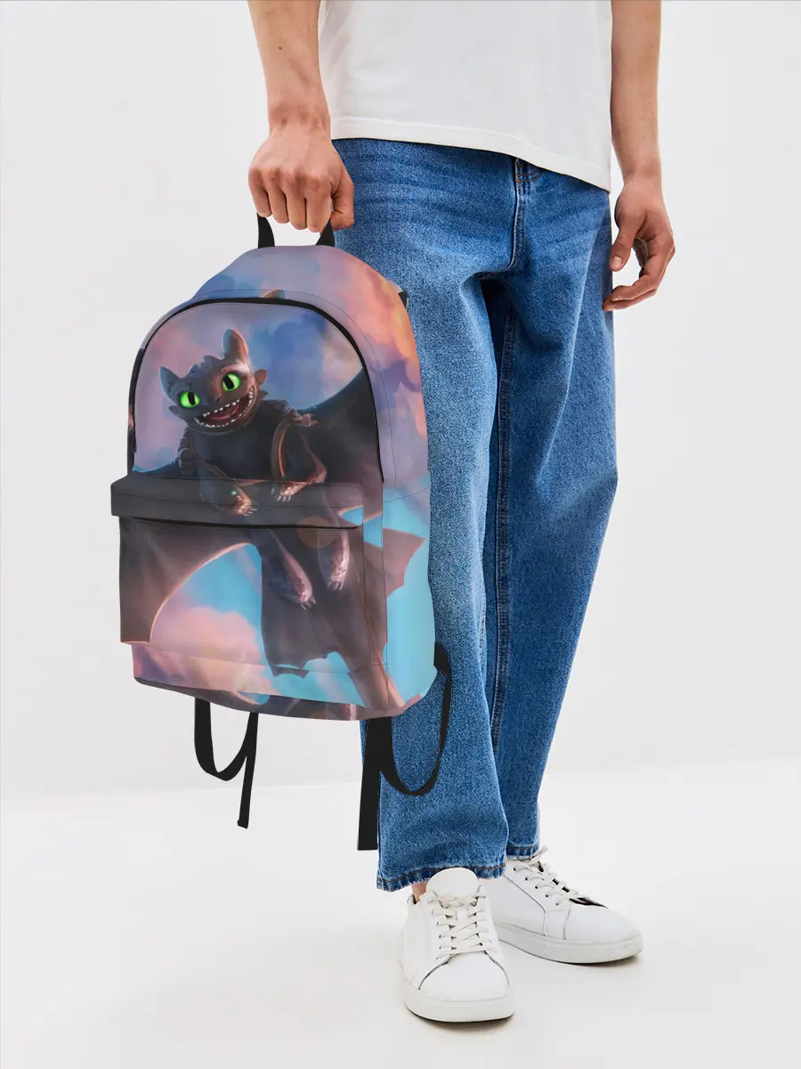 Рюкзак джинсовый / Беззубик