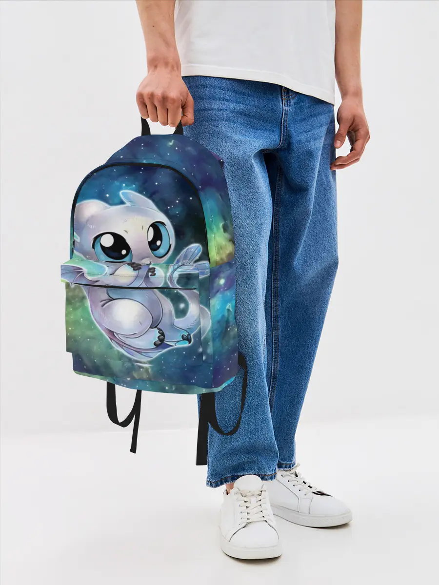 Рюкзак джинсовый / дневная фурия