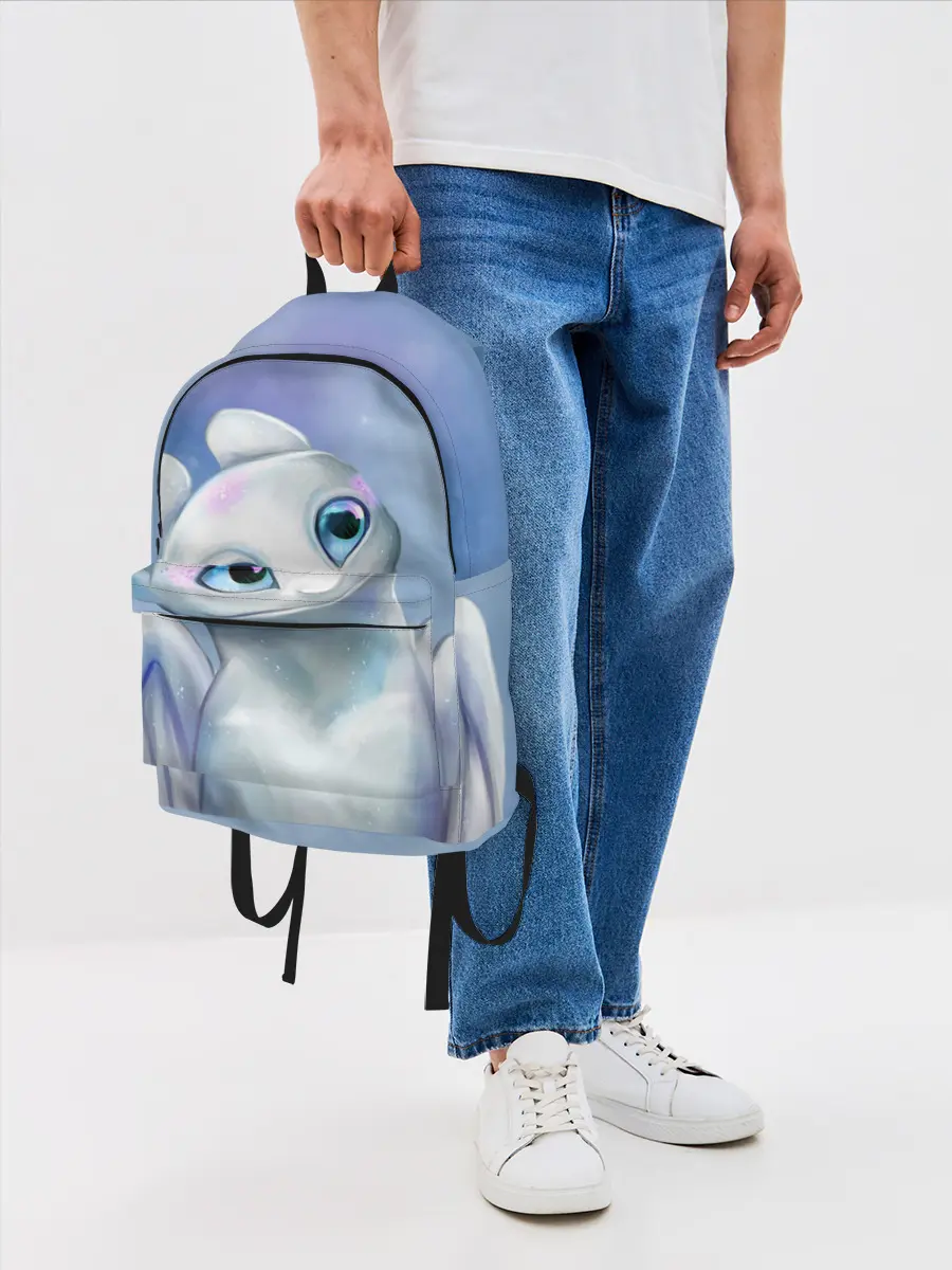 Рюкзак джинсовый / дневная фурия