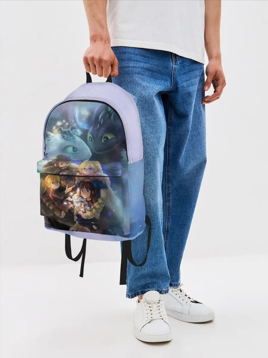 Рюкзак джинсовый / ночная фурия