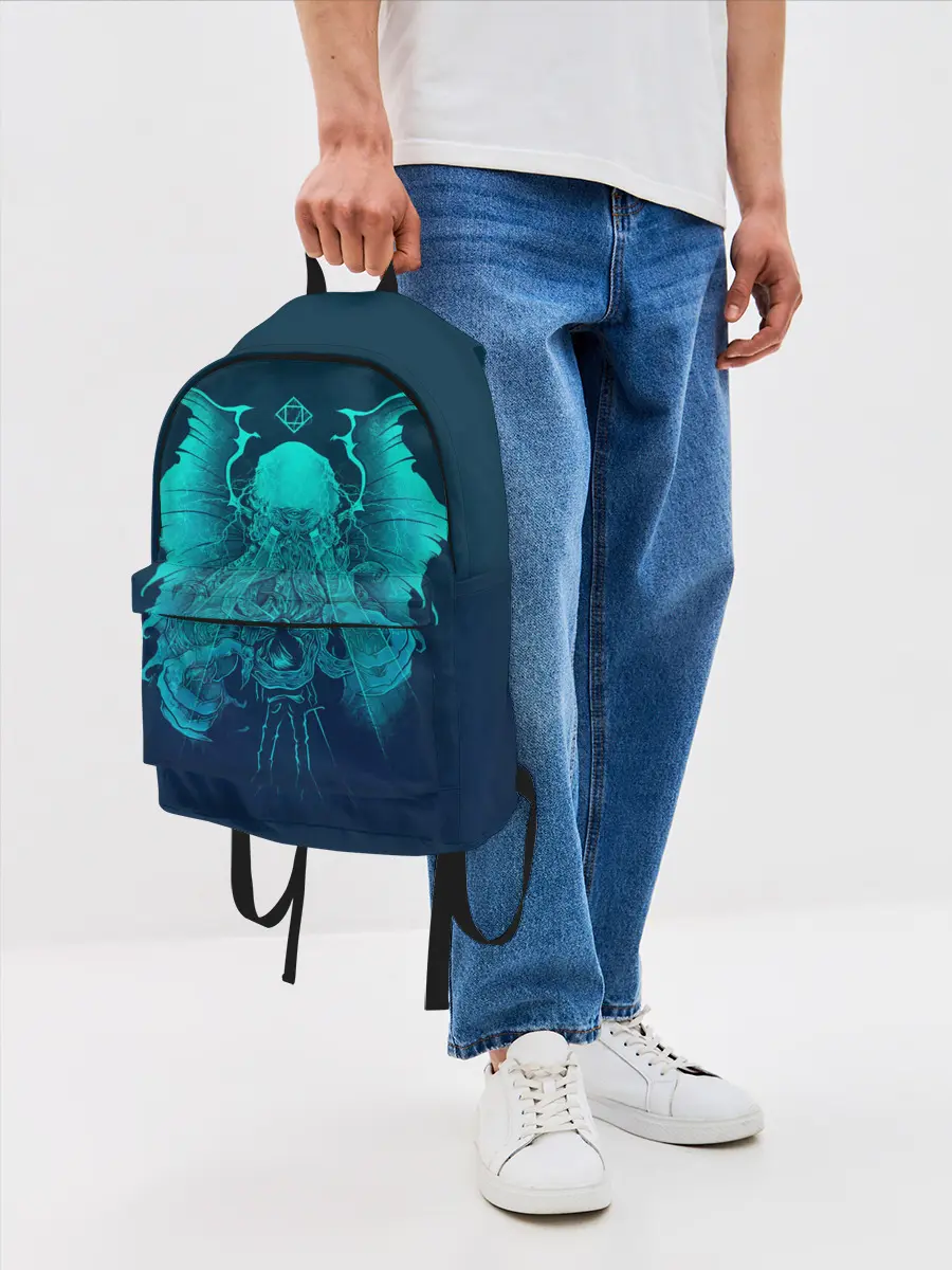 Рюкзак джинсовый / Ктулху
