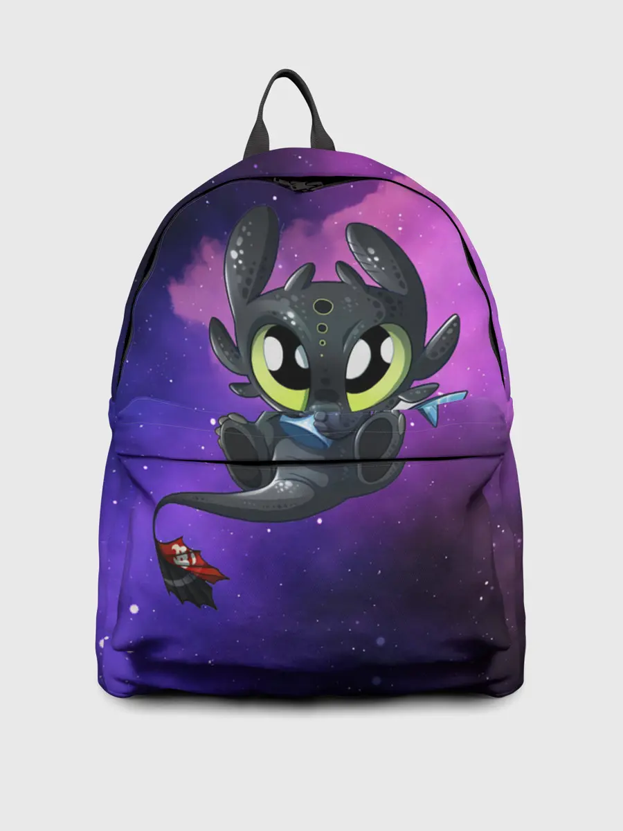 Рюкзак джинсовый / Как приручить дракона