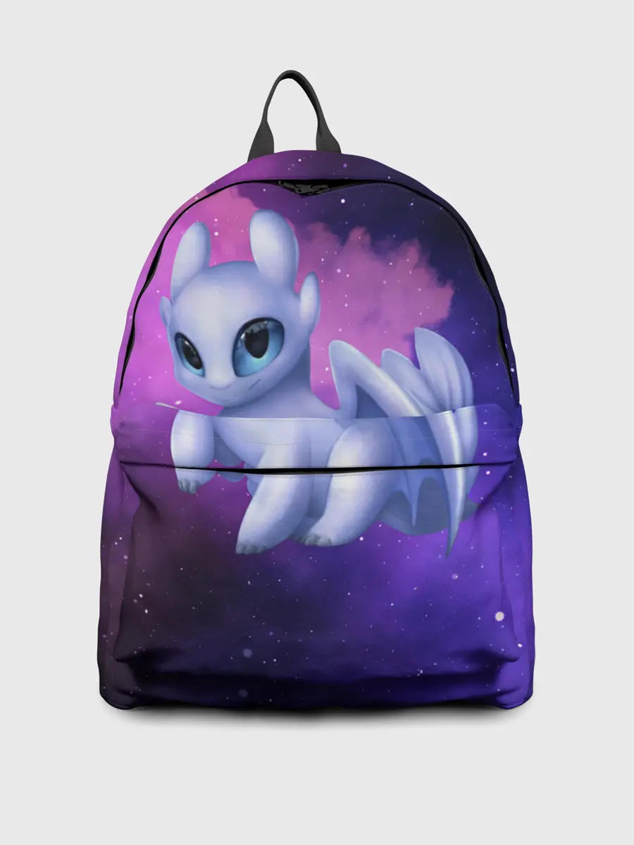 Рюкзак джинсовый / Как приручить дракона