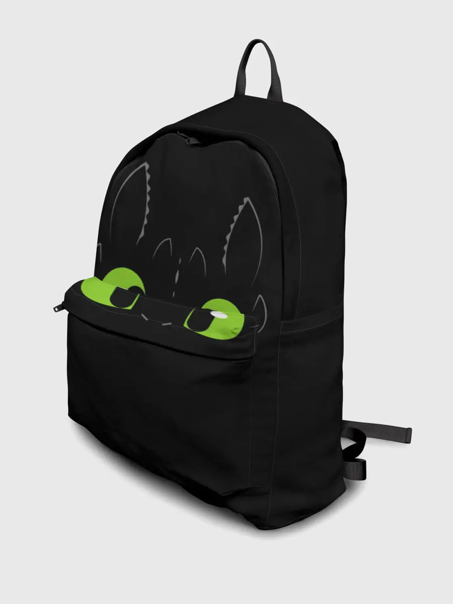 Рюкзак джинсовый / Как приручить дракона