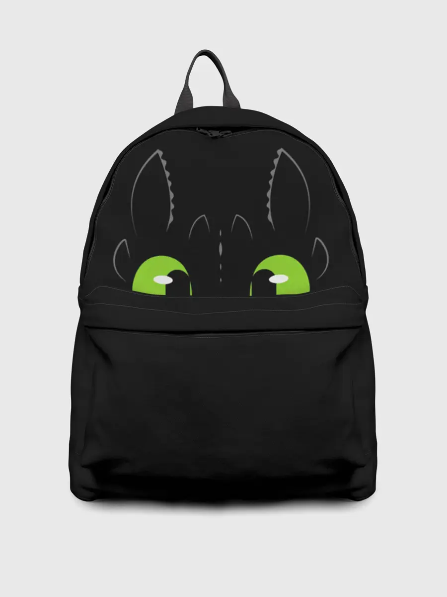 Рюкзак джинсовый / Как приручить дракона