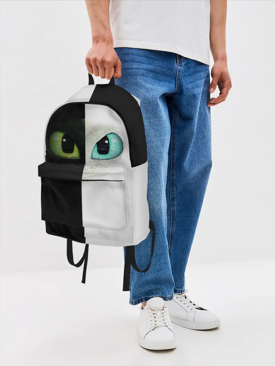 Рюкзак джинсовый / Как приручить дракона